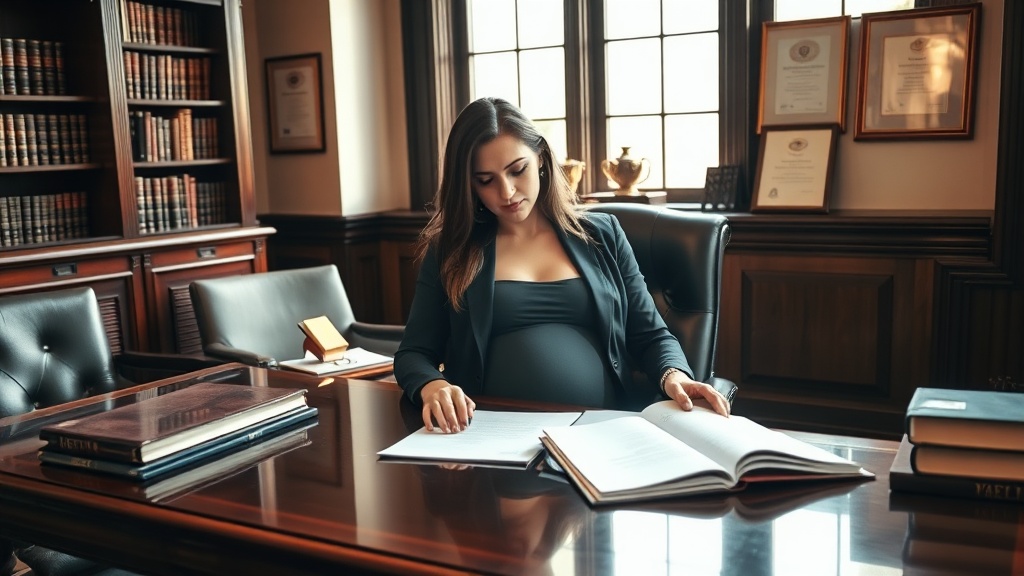 Avocate enceinte : équilibre entre stress et bien-être