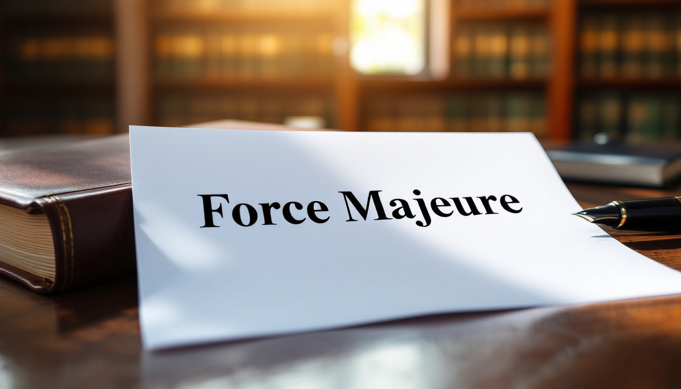 La force majeure en droit : quelles sont les conditions d'application